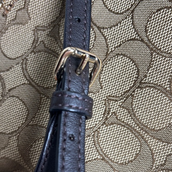 Coach Tan and Brown Crossbody Bag - Picture 10 of 12